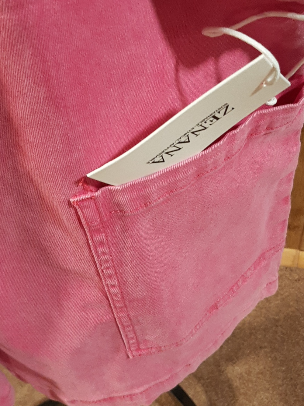 🥀🍋NWT Zenana Hot Pink Adjustable Jumper/Overalls/Shorts/Stretch (L)🥀 - Picture 3 of 6
